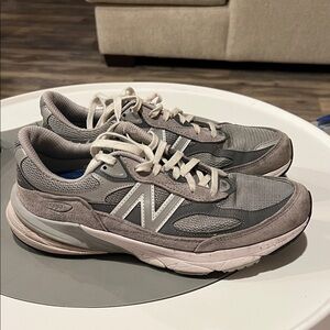 New Balance Gray 990 Shoes